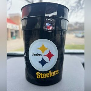 NFL Pittsburgh Steelers Black and Gold Cups 25oz Set of 2 NEW Limited Edition